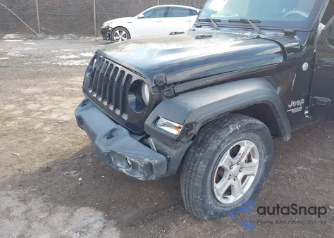 2020 Jeep Wrangler Unlimited Sport S 4X4 from USA, damaged, VIN 1C4HJXDN6LW136276